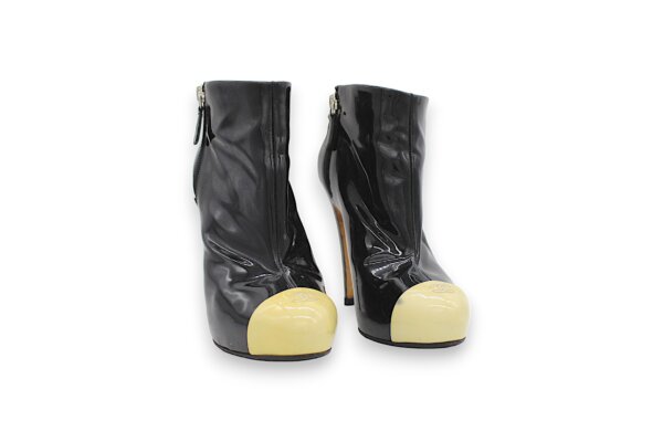 Bi-Color Ankle Boots - Image 2
