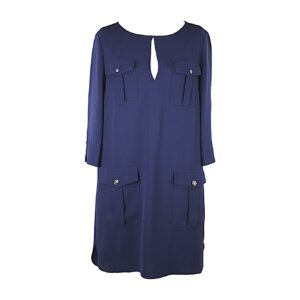 Dark Blue Midi Dress