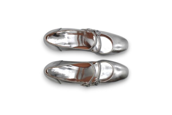 Metallic Silver Mary Jane - Image 4