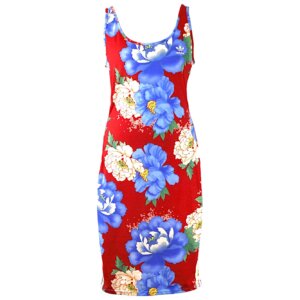 Flower Print Midi Dress - 44