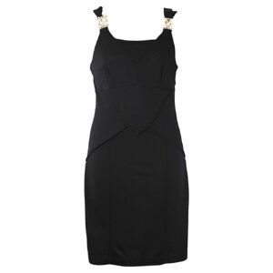 Black Mini Evening Dress - L