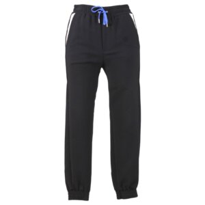 Sporty-Chic Black Trousers - 34