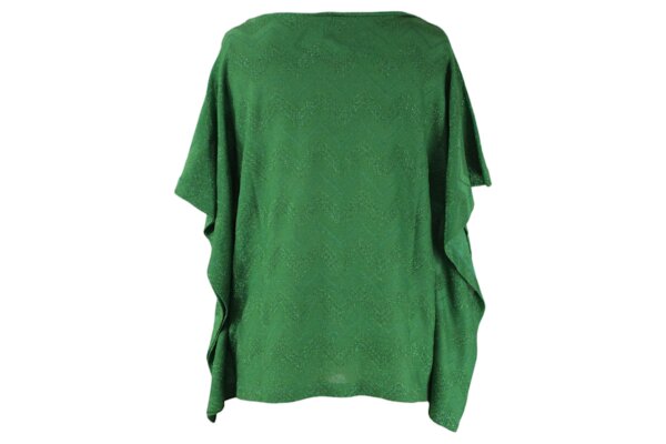 Green Chevron Pattern Top - XL - Image 3