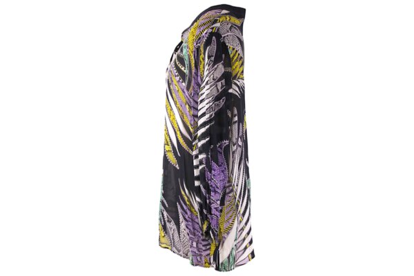 Multiprinted Silk Loose Top - L - Image 2