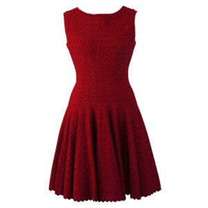 Red Fluid Jersey Dress - 36/38