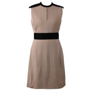 Bi-Color Fit Midi Dress - 34