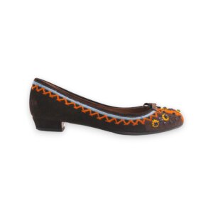Vintage Colorful Heel Ballets - 37