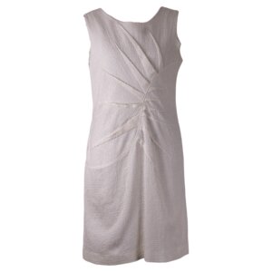 White Fit Midi Dress - 40