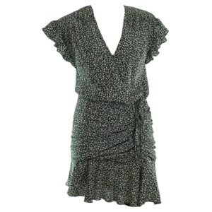 Silk Flower Mini Dress - 38