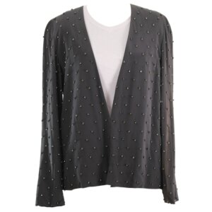 Crystal Silk Loose Blazer - 38