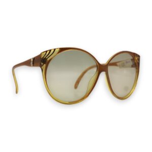 Yellow Wide Vintage Sunglasses