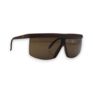 Brown Wide Square Sunglasses