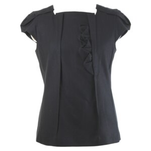 Black Wool Fit Top - 36