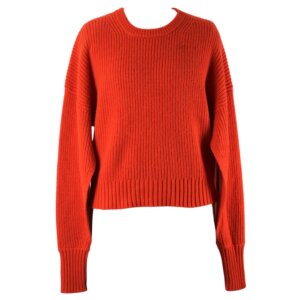 Orange Thick Cashmere Sweater - S