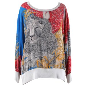Silk Loose Colorful Top - OS