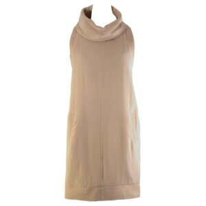 Cream Silk Puffed Dress - 38