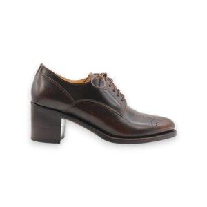 Brown Medium Heel Ofxords - 41