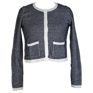 Knitted Fit Navy Blue Cardigan - S