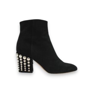 Suede Leather Mid Boots - 36.5