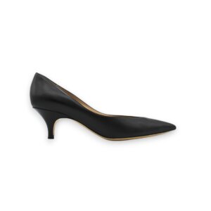 Black Medium Heel Pumps - 40