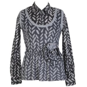 Bi-Fabric Layered Fit Top - 36