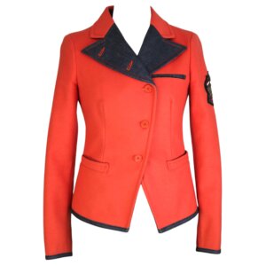 Orange Wool Fit Blazer - 34