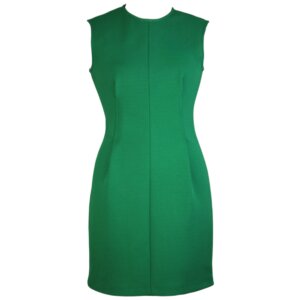Green Fit Midi Dress - S
