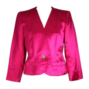 Collector Fuchsia Satin Blazer - 40