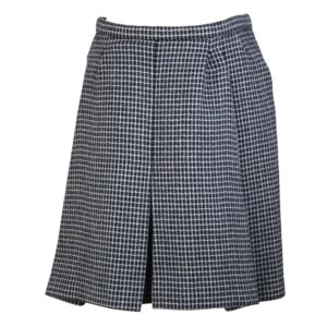 Midi Pleated Wool Skirt - 36