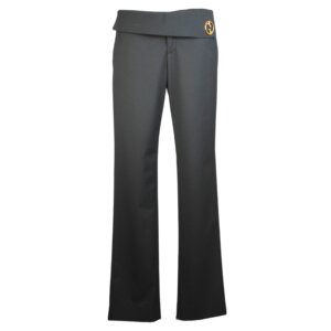 Grey Low Waist Trousers - 40