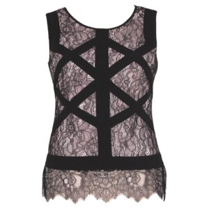 Laced Fit Sleeveless Top - 38