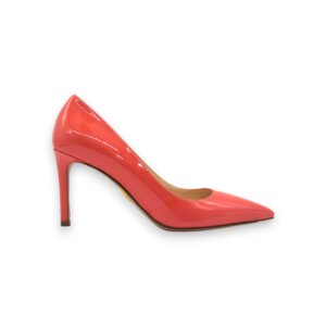 Coral Patent Leather Pumps - 34.5