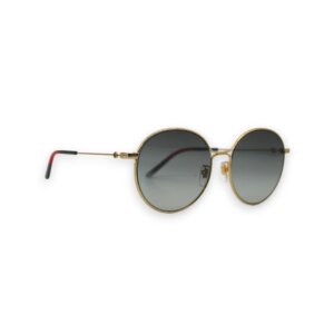 Round Gold Metal Sunglasses