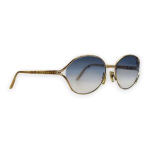 Vintage Gold Metal Sunglasses