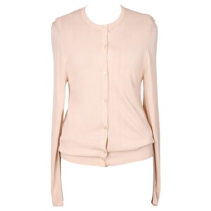 Cream Fit Cut Cardigan - 40