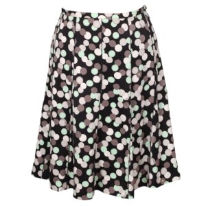Dots Midi A-Line Skirt - 38