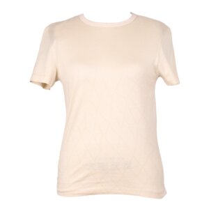 Cream Printed Fit T-Shirt - S