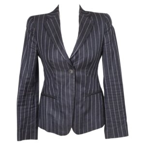 Cotton Stripes Fit Blazer - 38