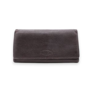 Brown Leather Rectangle Wallet