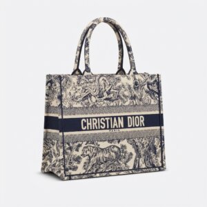 Embroided ''Book'' Tote Bag