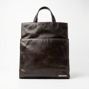 Brown Leather Handle Bag
