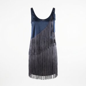 Dark Blue Fringed Set - 38/40