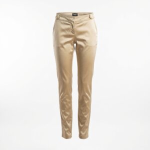 Gold Low Waist Skinny Trousers - 34