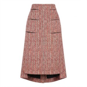 High Waisted A-Line Skirt - 34