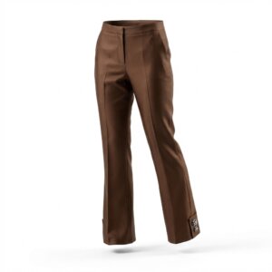 Evening Brown Flare Trousers - 38