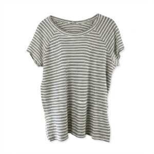 Double Stripes Cotton T-Shirt - XL
