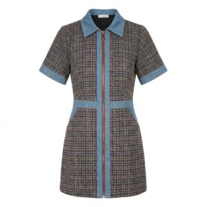 Tweed A-Line Mini Dress - 40