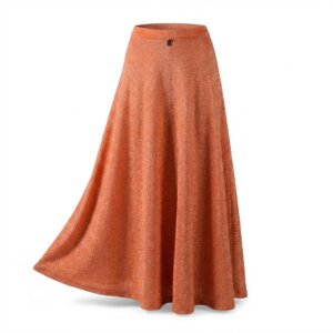 Maxi Lurex A-Line Skirt - S