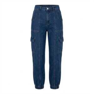 Balloon Cargo High Waist Denim - 37