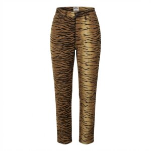 Tiger Print Slim Trousers - 36